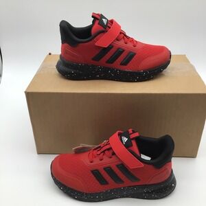 Adidas X_PLR Path EL C Red Black Running Shoes Kids Sneakers‎ Size 3 US New